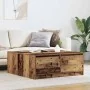 Mesa de centro con cajones madera vieja 100x100x40 cm de , Mesas de centro - Ref: Foro24-3328406, Precio: 165,33 €, Descuento: %