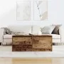 Mesa de centro con cajones madera vieja 100x100x40 cm de , Mesas de centro - Ref: Foro24-3328406, Precio: 165,33 €, Descuento: %