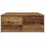 Mesa de centro con cajones madera vieja 100x100x40 cm de , Mesas de centro - Ref: Foro24-3328406, Precio: 165,33 €, Descuento: %