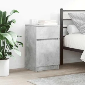 Mesitas de noche 2 uds madera contrachapada gris 39x35x65 cm von , Nachttische - Ref: Foro24-861326, Preis: 88,81 €, Rabatt: %