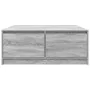 Mesa de centro con cajones Sonoma gris 100x100x40 cm de , Mesas de centro - Ref: Foro24-3328404, Precio: 169,42 €, Descuento: %
