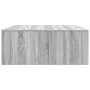 Mesa de centro con cajones Sonoma gris 100x100x40 cm de , Mesas de centro - Ref: Foro24-3328404, Precio: 169,42 €, Descuento: %