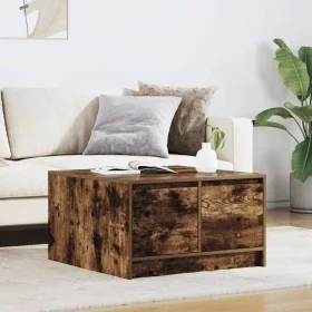 Mesa de centro con cajones roble ahumado 70,5x70x40 cm de , Mesas de centro - Ref: Foro24-3328412, Precio: 102,16 €, Descuent...