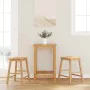 Sillas de bar 2 uds madera maciza caucho von , Küchenhocker - Ref: Foro24-4102579, Preis: 106,66 €, Rabatt: %