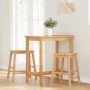 Sillas de bar 2 uds madera maciza caucho von , Küchenhocker - Ref: Foro24-4102579, Preis: 106,66 €, Rabatt: %
