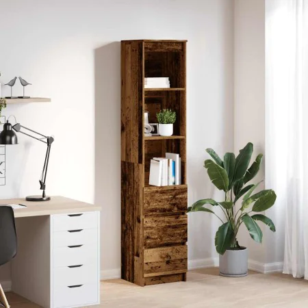 Aparador de madera vieja 37,5x35x180 cm Madera de ingeniería de , Aparadores - Ref: Foro24-861668, Precio: 93,70 €, Descuento: %