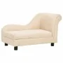 Sofá para perros con almohada crema felpa 83x44x44 cm de , Camas para perros - Ref: Foro24-171106, Precio: 129,43 €, Descuent...