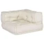 Puf modular crema 70x70x54 tela de , Cojines para sillas y sofás - Ref: Foro24-4019021, Precio: 170,36 €, Descuento: %
