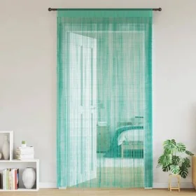 Cortinas de tiras 2 uds turquesa 140x250 cm by , Curtains and curtains - Ref: Foro24-4102040, Price: 18,53 €, Discount: %