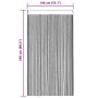 Cortinas de tiras 2 uds turquesa 140x250 cm de , Cortinas y visillos - Ref: Foro24-4102040, Precio: 18,53 €, Descuento: %