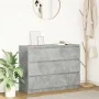 Aparador de madera de ingeniería gris hormigón 100x35x76 cm de , Aparadores - Ref: Foro24-3328501, Precio: 135,96 €, Descuent...