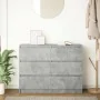 Aparador de madera de ingeniería gris hormigón 100x35x76 cm de , Aparadores - Ref: Foro24-3328501, Precio: 135,96 €, Descuent...