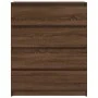Aparador roble marrón 80x35x99 cm madera de ingeniería by , Sideboards - Ref: Foro24-3328486, Price: 130,51 €, Discount: %