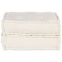 Puff modular de tela color crema 70x70x36 de , Cojines para sillas y sofás - Ref: Foro24-4019023, Precio: 117,18 €, Descuento: %