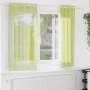 Cortinas de gasa con ojales 2 uds verde manzana 140x175 cm de , Cortinas y visillos - Ref: Foro24-4102054, Precio: 13,89 €, D...