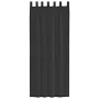 Cortinas de gasa con bolsillos para varillas 2 uds. negro de , Cortinas y visillos - Ref: Foro24-4102170, Precio: 15,00 €, De...