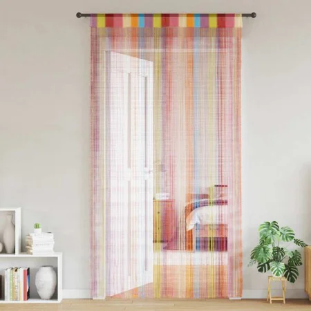 Cortinas de tiras 2 uds multicolor 100x250 cm de , Cortinas y visillos - Ref: Foro24-4102037, Precio: 17,94 €, Descuento: %