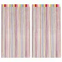 Cortinas de tiras 2 uds multicolor 100x250 cm de , Cortinas y visillos - Ref: Foro24-4102037, Precio: 17,94 €, Descuento: %