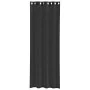 Cortinas de gasa con ojales 2 uds negro140x260 cm de , Cortinas y visillos - Ref: Foro24-4102063, Precio: 15,55 €, Descuento: %
