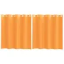Cortinas de gasa con ojales 2 uds naranja 140x140 cm by , Curtains and curtains - Ref: Foro24-4102089, Price: 13,46 €, Discou...