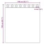 Cortinas de gasa con ojales 2 uds naranja 140x140 cm by , Curtains and curtains - Ref: Foro24-4102089, Price: 13,46 €, Discou...
