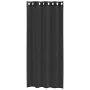 Cortinas de gasa con ojales 2 uds negro140x225 cm de , Cortinas y visillos - Ref: Foro24-4102061, Precio: 15,00 €, Descuento: %