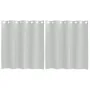 Cortinas de gasa con ojales 2 uds gris claro 140x140 cm de , Cortinas y visillos - Ref: Foro24-4102107, Precio: 13,46 €, Desc...