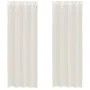 Cortinas de gasa con ojales 2 uds crema 140x260 cm von , Vorhänge und Gardinen - Ref: Foro24-4102075, Preis: 15,29 €, Rabatt: %
