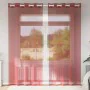 Cortinas de gasa con ojales 2 uds rojo vino de , Cortinas y visillos - Ref: Foro24-4102158, Precio: 15,04 €, Descuento: %
