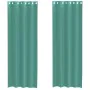 Cortinas de gasa con ojales 2 uds turquesa de , Cortinas y visillos - Ref: Foro24-4102147, Precio: 15,29 €, Descuento: %