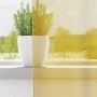 Cortinas de gasa con ojales 2 uds amarillo de , Cortinas y visillos - Ref: Foro24-4102132, Precio: 13,89 €, Descuento: %