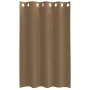 Cortinas de gasa con ojales 2 uds marrón claro de , Cortinas y visillos - Ref: Foro24-4102126, Precio: 14,11 €, Descuento: %