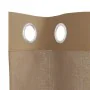 Cortinas de gasa con ojales 2 uds marrón claro de , Cortinas y visillos - Ref: Foro24-4102126, Precio: 14,11 €, Descuento: %