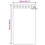 Cortinas de gasa con ojales 2 uds marrón claro de , Cortinas y visillos - Ref: Foro24-4102126, Precio: 14,11 €, Descuento: %