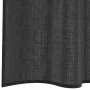 Cortinas de gasa con trabillas 2 uds. negro de , Cortinas y visillos - Ref: Foro24-4102257, Precio: 13,35 €, Descuento: %