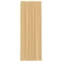Cortinas de gasa con trabillas 2 uds arena 140x260 cm de , Cortinas y visillos - Ref: Foro24-4102310, Precio: 15,26 €, Descue...
