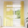 Cortinas de gasa con trabillas 2 uds amarillo 140x245 cm by , Curtains and curtains - Ref: Foro24-4102319, Price: 16,27 €, Di...