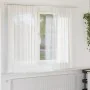 Cortinas de gasa con trabillas 2 uds. color blanco 140x140 cm de , Cortinas y visillos - Ref: Foro24-4102331, Precio: 15,15 €...