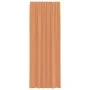 Cortinas de gasa con trabillas 2 uds terracota 140x260 cm de , Cortinas y visillos - Ref: Foro24-4102325, Precio: 15,26 €, De...