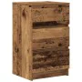 Mesilla de noche con 3 cajones madera vieja 39x35x65 cm de , Mesitas de noche - Ref: Foro24-861351, Precio: 58,62 €, Descuent...