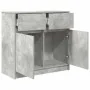 Aparador con cajón gris hormigón 80x34x76 cm madera ingeniería de , Aparadores - Ref: Foro24-861538, Precio: 84,23 €, Descuen...
