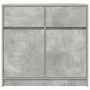 Aparador con cajón gris hormigón 80x34x76 cm madera ingeniería de , Aparadores - Ref: Foro24-861538, Precio: 84,23 €, Descuen...