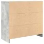 Aparador con cajón gris hormigón 80x34x76 cm madera ingeniería de , Aparadores - Ref: Foro24-861538, Precio: 84,23 €, Descuen...
