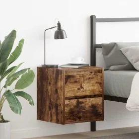 Mesillas de noche de pared 2 uds roble ahumado 38x34x40 cm von , Nachttische - Ref: Foro24-861256, Preis: 81,00 €, Rabatt: %