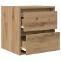 Mesita de noche de pared roble artisan 38x34x40 cm de , Mesitas de noche - Ref: Foro24-861263, Precio: 48,57 €, Descuento: %
