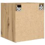 Mesita de noche de pared roble artisan 38x34x40 cm de , Mesitas de noche - Ref: Foro24-861263, Precio: 48,57 €, Descuento: %