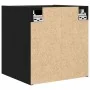 Mesilla de noche de pared roble negro 38x34x40 cm de , Mesitas de noche - Ref: Foro24-861249, Precio: 49,36 €, Descuento: %