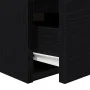 Mesilla de noche de pared roble negro 38x34x40 cm de , Mesitas de noche - Ref: Foro24-861249, Precio: 49,36 €, Descuento: %