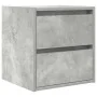 Mesillas de noche de pared 2 uds gris hormigón 38x34x40 cm de , Mesitas de noche - Ref: Foro24-861254, Precio: 81,00 €, Descu...