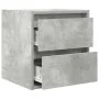 Mesillas de noche de pared 2 uds gris hormigón 38x34x40 cm de , Mesitas de noche - Ref: Foro24-861254, Precio: 81,00 €, Descu...
